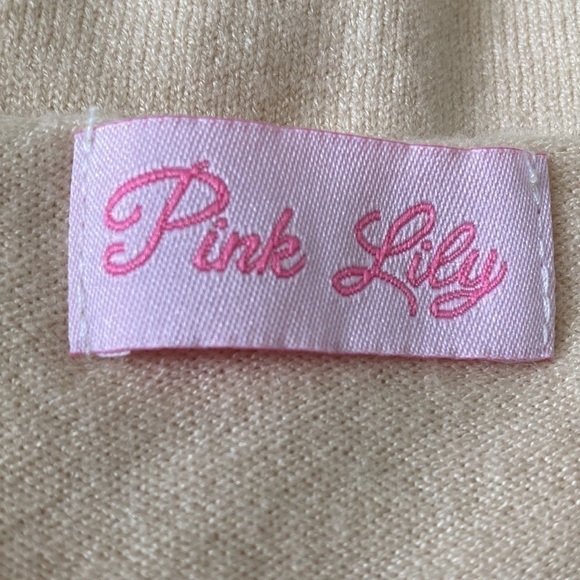 Pink Lily medium sweater v-neck - Picture 11 of 12